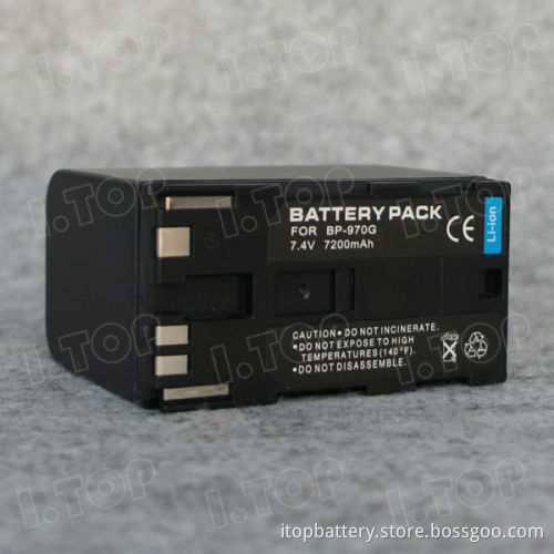 7200mAh BP-970G Battery For Canon FV1 C2 G-1000 Camcorder Battery BP-970G